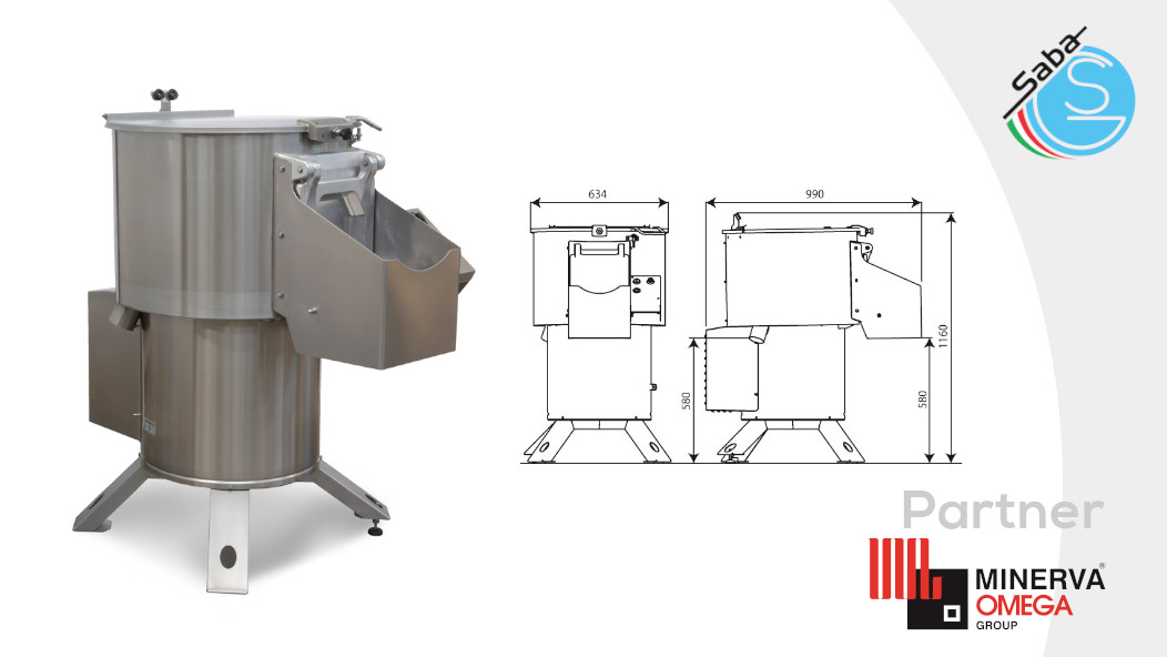 PRODOTTO/I: Pelapatate professionale C/E PP50 MINERVA OMEGA