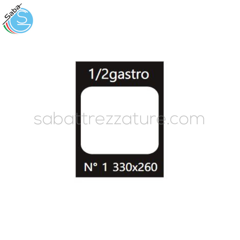 OFFERTA: Stampo 1/2 gastro - N° 1 330x260 mm per Termosigillatrice TR 43 SA Pneumatica