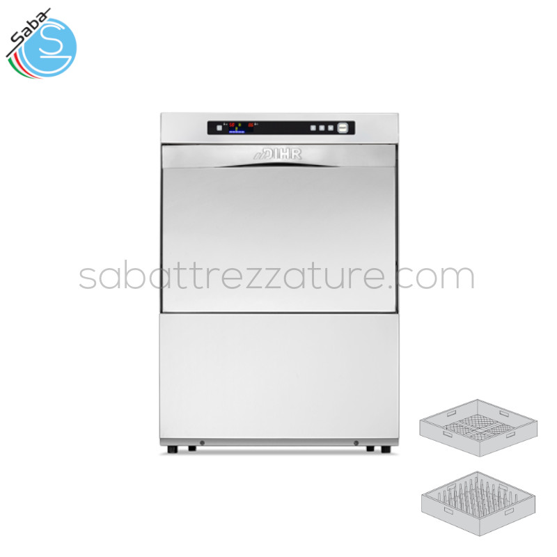 OFFERTA: Lavapiatti e Lavabicchieri professionale elettronica in acciaio inox AISI 304 - 4 Programmi - Alim. Trifase - Potenza 5,2 kW - Altezza bicchiere 320 mm - Diametro piatto 345 mm - Dimensioni 590x600x850H mm - Peso 57 kg