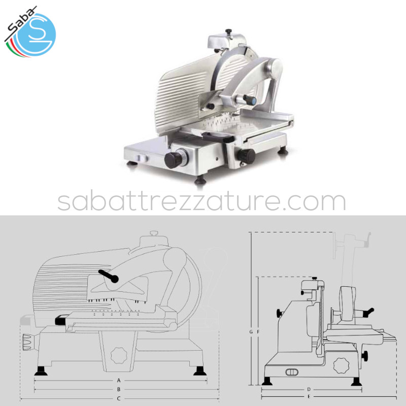 OFFERTA: Affettasalumi verticale AF370VS PRO SWEDLINGHAUS - Capacità taglio 330x260 mm | ø 260 mm - Spessore di taglio 0÷16 mm - Peso 46 kg - Motore 0,37 kw - Lama diametro 370 mm - Dimensioni piatto 310x370 mm - Alimentazione monofase