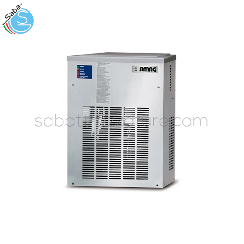 OFFERTA: Fabbricatore di Ghiaccio modulare 600 kg SPN 605 WS SIMAG - Tipo di ghiaccio: Ghiaccio Granulare - Raffreddamento ad acqua - Produzione Max 24/h: 600 kg - Alimentazione: Monofase - Dimensioni nette LxPxA 538 x 663 x 790 mm - Peso netto 94 kg