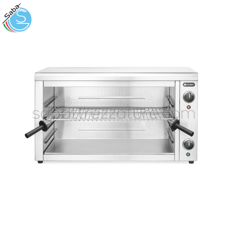 OFFERTA: Salamandra HENDI - Materiali: Acciaio inox - Temperatura regolabile da 50 a 300 °C - Dimensioni: 800x633x(H)453mm - Potenza (entrata) (W): 3600 - Voltaggio (V): 230 - Peso netto (kg): 25.96