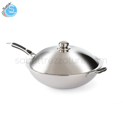 Wok, HENDI, Profi Line, ø360x(H)180mm specifico per l'uso con Fornello a induzione Wok modello 3500 239766 HENDI