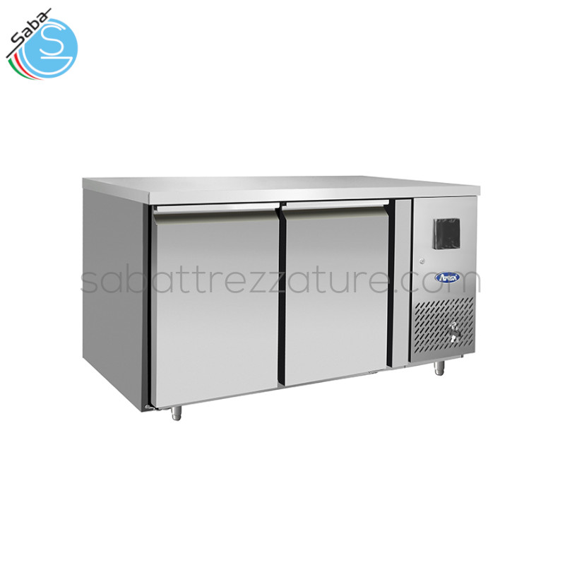 OFFERTA: Tavolo freezer 700 BT 2 porte GN1/1 EPF3462-GR-304T ATOSA - Dimensioni: 136 X 70 X 85H cm - Capacità: 280 Litri - Temperatura: -22°C/-17°C - Potenza 600 W - Alimentazione:220V-50Hz - Peso: 115 Kg