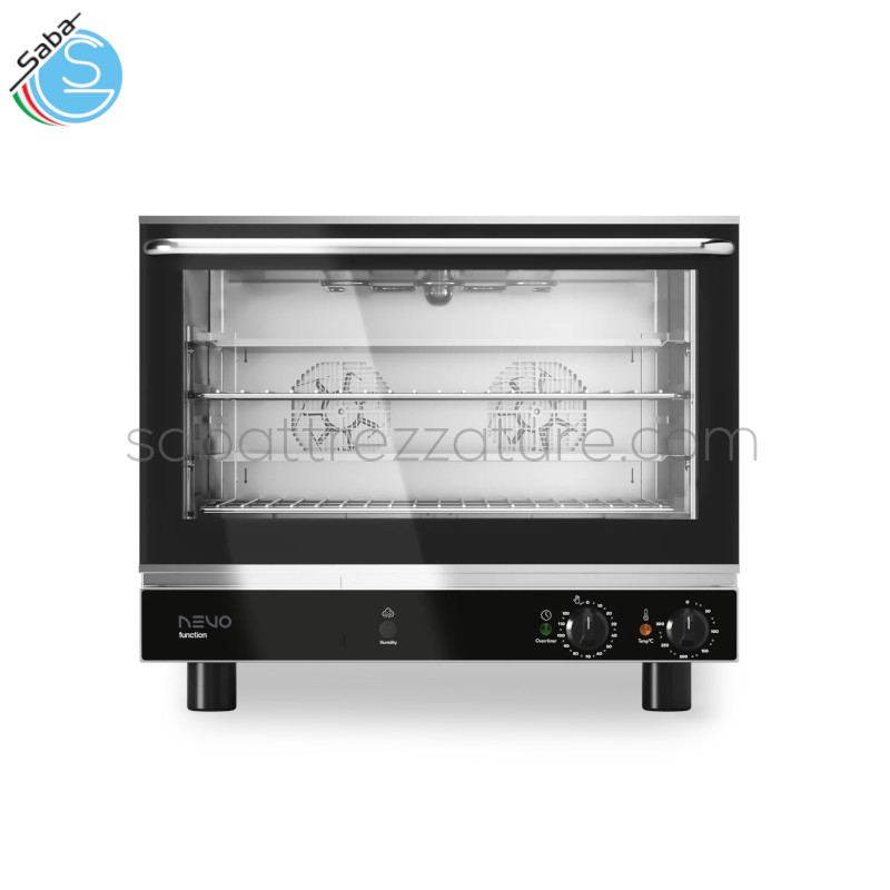 OFFERTA: Forno Function elettrico convezione elettromeccanico - Porta a ribalta - Capienza 4 teglie EN 600x400 - Dimensioni (mm) 724 x 730 x 597 - Potenza elettrica (kW) 3,3 - Alimentazione Monofase - Peso netto (Kg) 48